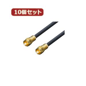  conversion expert 10 piece set antenna 4C cable 1.0m + L type F4-100X10