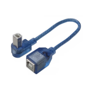 変換名人 USB BtypeL型ケーブル延長20(上L) USBB-CA20UL
