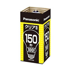 PANASONIC シリカ電球150W形クリア L100V150W