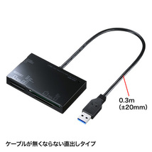 サンワサプライ USB3.0カードリーダー ADR-3ML35BK_画像4