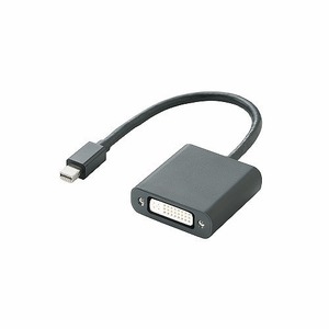 エレコム　Mini DisplayPort-DVI変換アダプタ　AD-MDPDVIBK