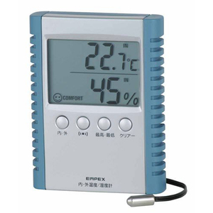 EMPEX デジコンフォII デジタル湿度計 内外温度計 TD-8172
