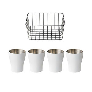 B&W basket entering two -ply structure cup 4P(WH) 1-1-0022