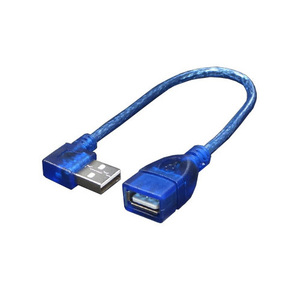 変換名人 USB L型ケーブル延長20(右L) USBA-CA20RL