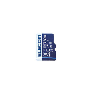 エレコム MicroSDXCカード/データ復旧サービス付/ビデオスピードクラス対応/UHS-I U3 80MB/s 256GB MF-MS256GU13V3R