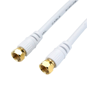 HORIC antenna cable 0.5m white both sides screw type connector AC05-443WH