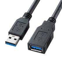 サンワサプライ USB3.0延長ケーブル0.5m KU30-EN05K_画像1