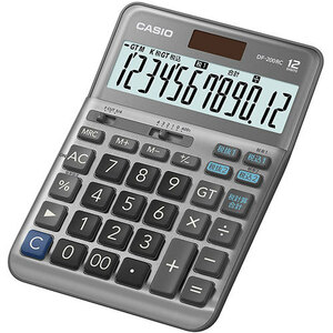 カシオ計算機 CASIO 軽減税率電卓 デスクタイプ12桁 DF-200RC-N