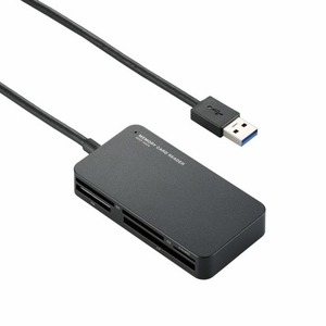 エレコム　USB3.0対応メモリリーダライタ　MR3-A006BK