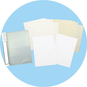 ARTEC clear ring file paper set A4 ATC3435