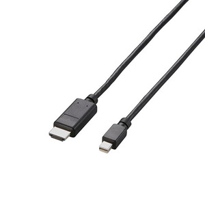 エレコム Mini DisplayPort-HDMI変換ケーブル/3m/ブラック AD-MDPHDMI30BK