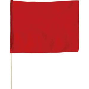 【10個セット】 ARTEC 特大旗 (直径12ミリ) 赤 ATC2196X10