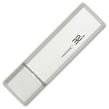 HIDISC USB 3.0 フラッシュドライブ 32GB シルバー キャップ式 HDUF114C32G3_画像2