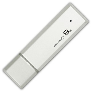 HIDISC USB 3.0 フラッシュドライブ 8GB シルバー キャップ式 HDUF114C8G3