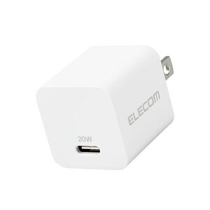 エレコム USB Power Delivery AC充電器(20W C×1) MPA-ACCP28WH