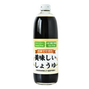 もぐもぐ工房 お米でできた美味しいしょうゆ 500ml×2本 450042