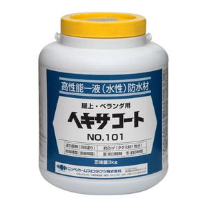 ニッペ ホームペイント コンクリート床・アスファルト用塗料 ヘキサコート NO.101 3kg【グレー・825002】