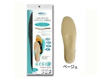 らくらく隊 パンプス＆ブーツ用インソール ベージュ レディース【M(23～23.5cm)】_画像2