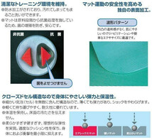 AIREX(R) エアレックス マット トレーニングマット(波形パターン) コロネラ 185×60×1.5cm AMF-320B・ブルー_画像3