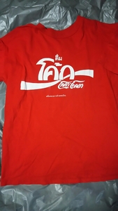 タイ Tシャツ コカ・コーラ 赤