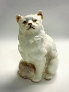ロイヤルドルトン hn2539 フィギュリン royal doulton 白猫 ペルシャ 英国 キャット ネコ 猫 フィギュア 陶器 ヴィンテージ アンティーク