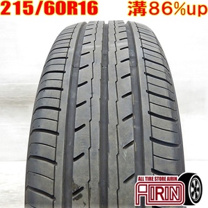 中古タイヤ 215/60R16 サマータイヤ YOKOHAMA BluEarth Es ES32 1本 単品 エスティマ クラウン カムリ マークＸ オデッセイ 中古 16インチ