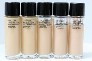 21★資生堂 SHISEIDO シンクロスキン ラディアントリフティング ファンデーション 230 Alder 240 Quartz 10g 試用見本 計5本セット◎4685-7