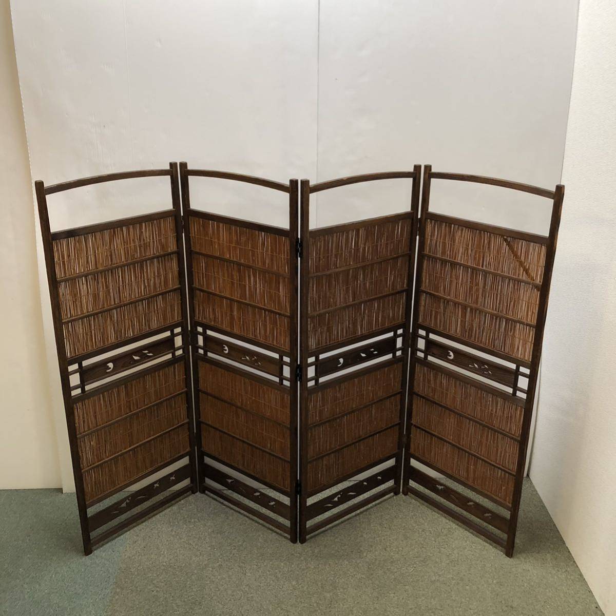 昭和レトロ 屏風 衝立 4つ折 アンティーク 通販限定商品 - ilborgobandb.it