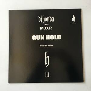 2323●DJ Honda - M.O.P. Gun Hold/DHRP-0001/Instrumental アカペラ/12inch LP アナログ盤