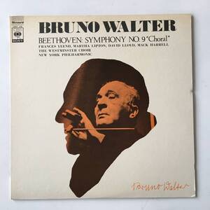 2328●ブルーノワルター ベートーヴェン/BRUNO WALTER/BEETHOVEN/SOCF-108/交響曲第９番ニ短調合唱 ニューヨークフィルハーモニック/12' LP