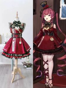 【実物撮影】コスプレ衣装　Hololive VTuber 宝鐘マリン ゴスロリ 新衣装 バーチャルYouTuber アイドル ホロライブプロダクション