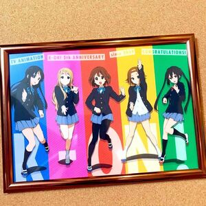 【送料無料】 けいおん! K-ON! パネル入り A4 クリア ポスター 3 平沢 唯 秋山 澪 田井中 律 琴吹 紬 中野 梓 放課後ティータイム HTT