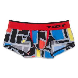 TOOT square pattern nano Boxer NB94F319 gray S size new goods complete sale goods 