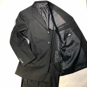 新品【サイズYA8 XXL相当★激安礼服】3Bシングルスーツ ブラックフォーマル 背抜き/サイドベンツ 82cm/2タック 背広 リクルートスーツ