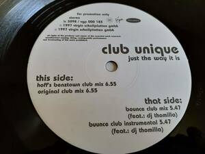 L4581◆12 / Club Unique / Just The Way It Is