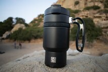 BruTrek ブルトレック トラベルプレスボトル コーヒープレス ブラック 約480ml Double Shot 3.0 Travel Press Obsidian Black DS0716_画像7