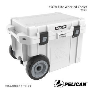 PELICAN ペリカン クーラーボックス キャリーケース ホワイト 16.9kg 45QW Elite Wheeled Cooler White 825494067618