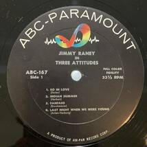 [廃盤 MONO] JIMMY RANEY - IN THREE ATTITUDES / ABC / ABC167 / Bob Brookmeyer / Al Cohn / Hall Overton / John Williams / Red Mitche_画像2