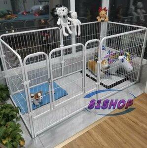 「81SHOP」極美品★品質保証 犬フェンスペット犬小屋猫小屋犬用品家柵 長さ100*幅50*高さ50cm