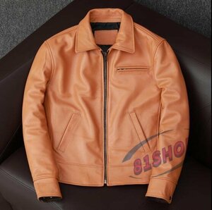 [81SHOP] super popular * feeling of luxury ..# enamel finishing # fine quality cow leather original leather leather jacket Rider's leather jacket 