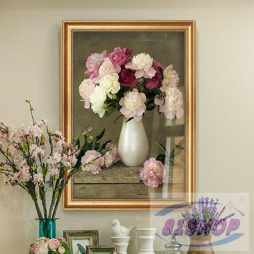 81SHOP releases beautiful item Flower, Painting, Oil painting, Still life