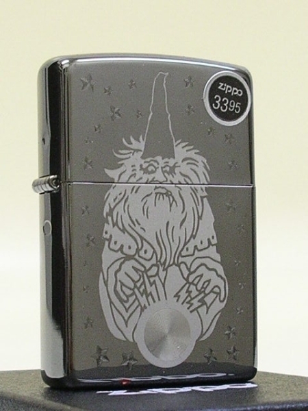 ZIPPO_28644 Wizard Fantasy ウィザードファンタジー 水晶 占い師 ブラックアイス レギュラー ジッポー オイルライター 新品 送料無料