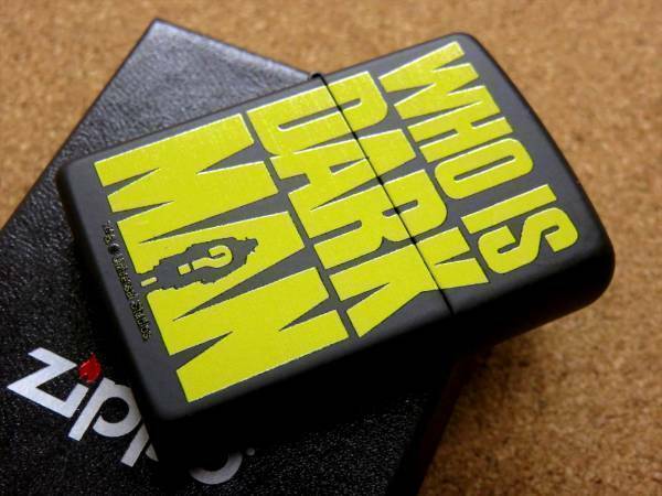 ZIPPO_0475 映画 ダークマン ブラックマット ユニバーサル スタジオ レギュラータイプ ジッポー オイルライター 新品 送料無料