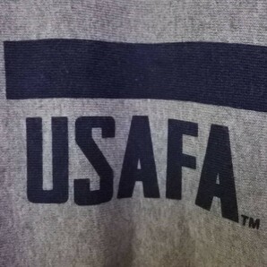 チャンピオン リバースウィーブ USAFA ヘビーウェイト Tシャツ size M 霜降り 杢グレーの画像6