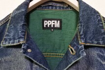 00's PPFM Indigo Denim Jacket size M インディゴ デニムジャケット ユーズド加工_画像3