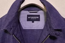 McGREGOR マクレガー スイングトップ ブルゾン リネン混 size L 綿×レーヨン×麻 ライトブルー_画像6