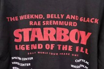 THE WEEKND STARBOY 2017 WORLD TOUR Tee size S USA製 ウィークエンド ツアー Tシャツ RAP TEE_画像8