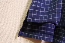 90's BROOKS BROTHERS ブルックスブラザーズ 半袖 ポロシャツ size L ネイビー チェック柄_画像7