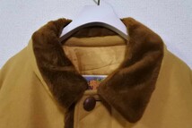 80's PPFM PEYTON PLACE FOR MEN Archive Wool Jacket ウール ワークジャケット size F マスタード×ブラウン 日本製 当時物_画像3