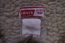 70's Levi's リーバイス 70608-8054 コーデュロイ ジャケット 裏ボア size 42 USA製 ベージュ ビンテージ_画像8